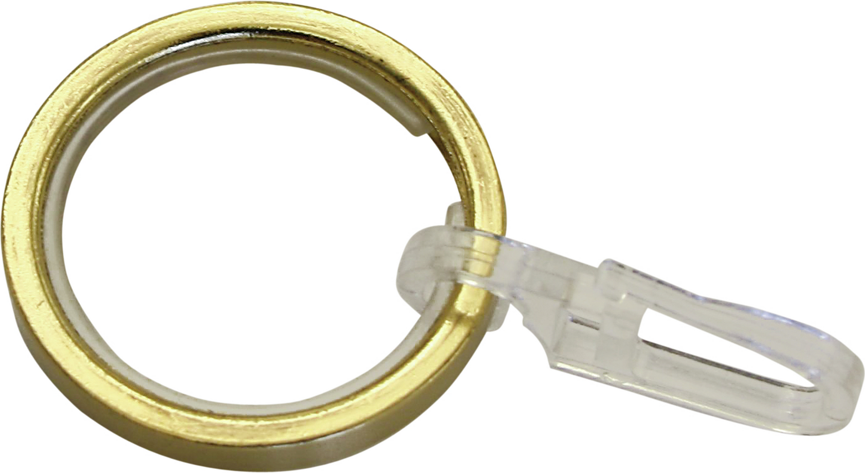 Gardinia Gardinenringe 'Chicago' messingfarben 10 Stück