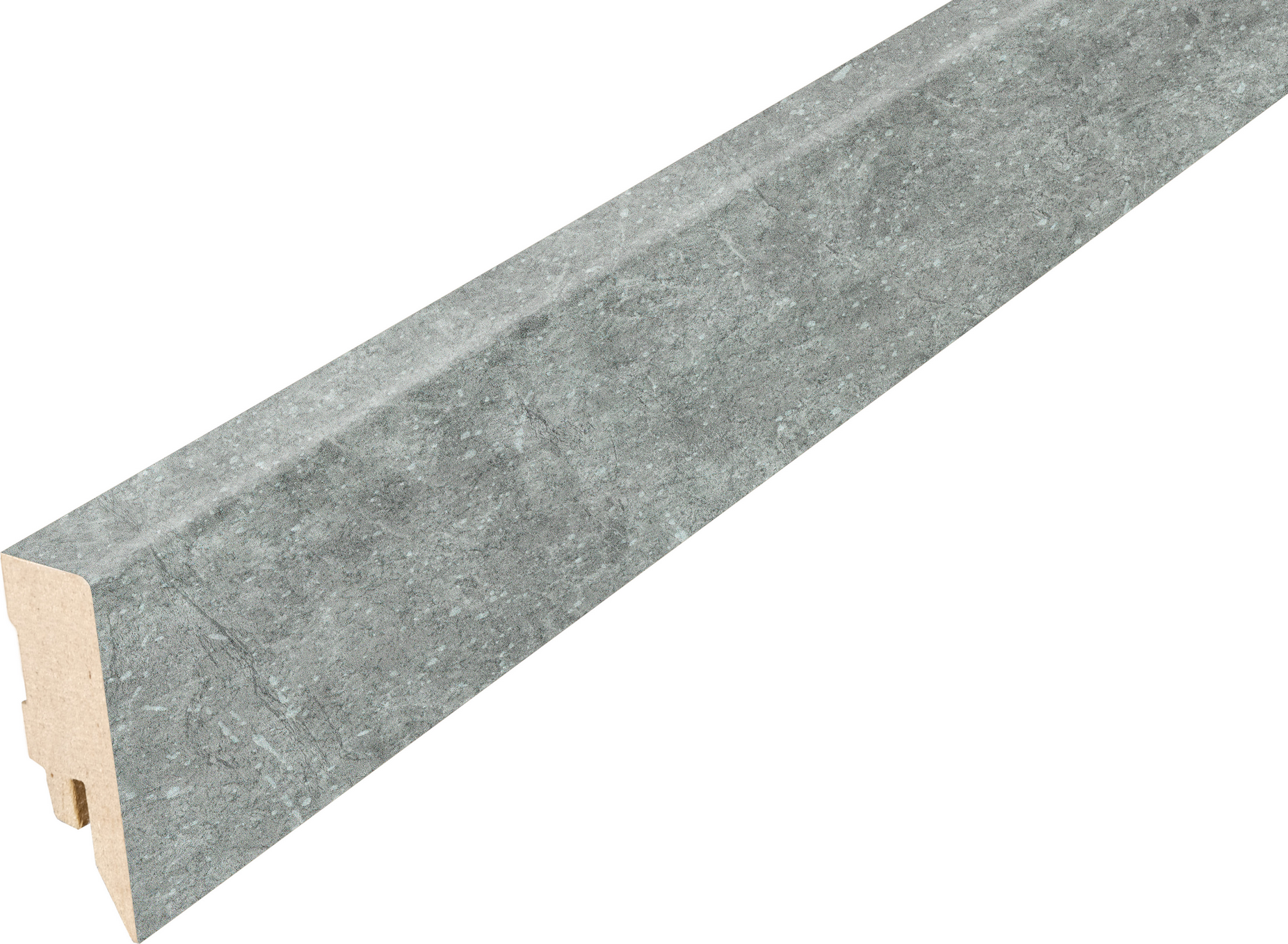 Kosche Sockelleiste Sichtestrich foliert, 2400 x 58 x 16 mm