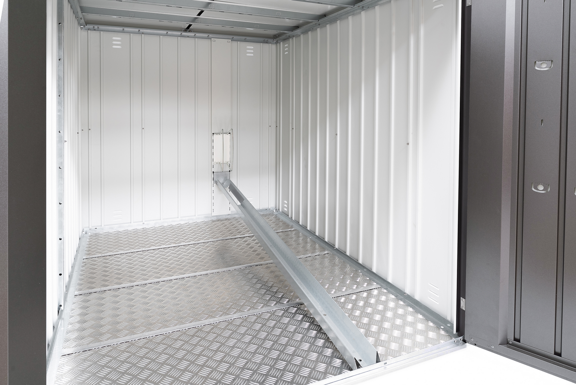 Fahrradschiene 'Gr. L' silber 199 cm