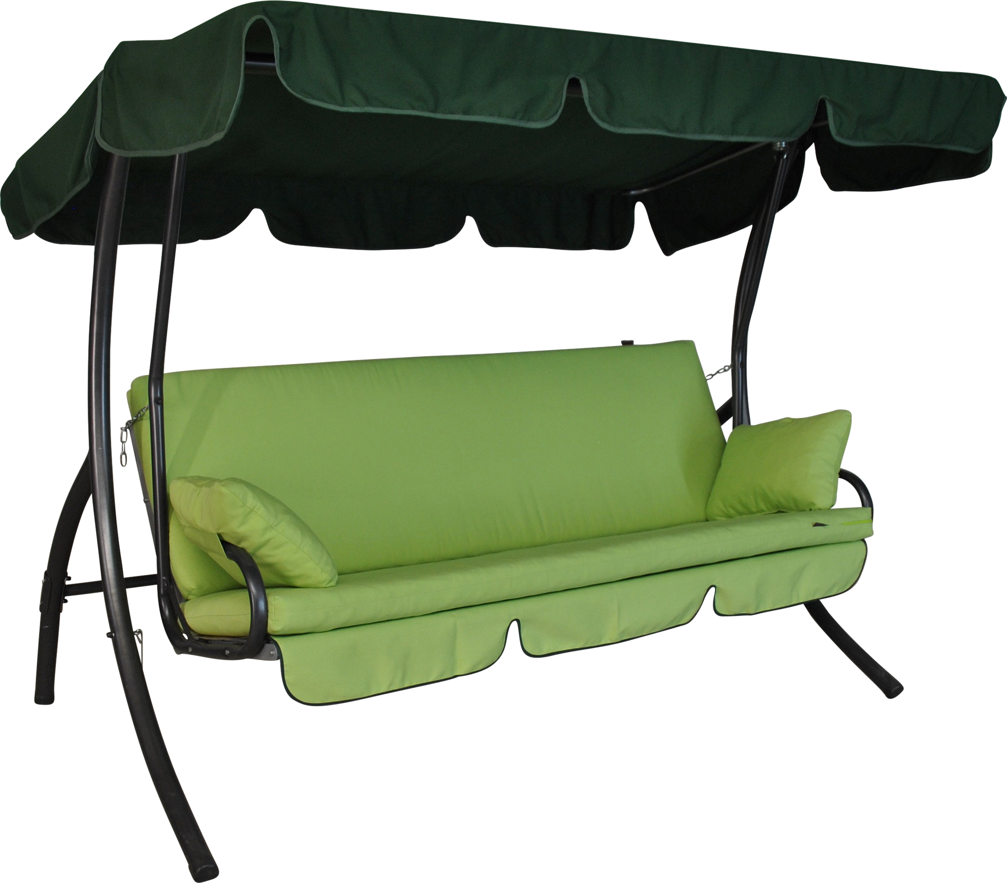 Angerer Freizeitmöbel Hollywoodschaukel 'Trend Fun' 3-Sitzer hellgrün 210 x 160 x 145 cm