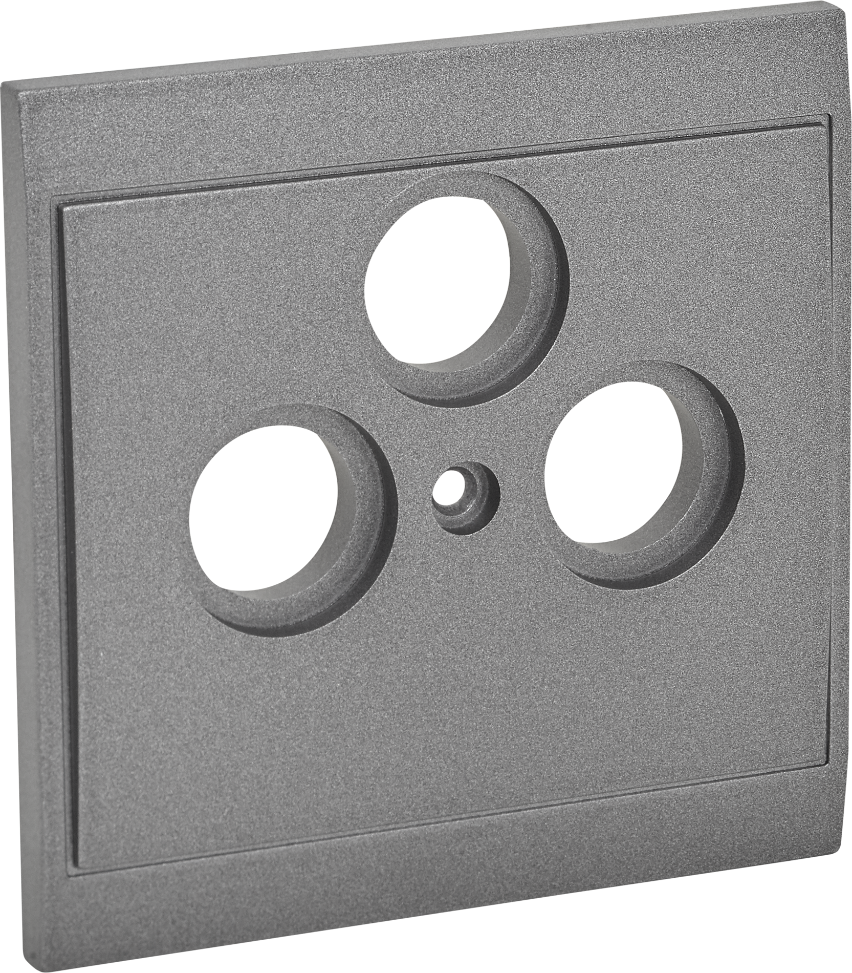 Kopp Abdeckung für Antennensteckdose 'Malta' TV/RF/SAT anthrazit