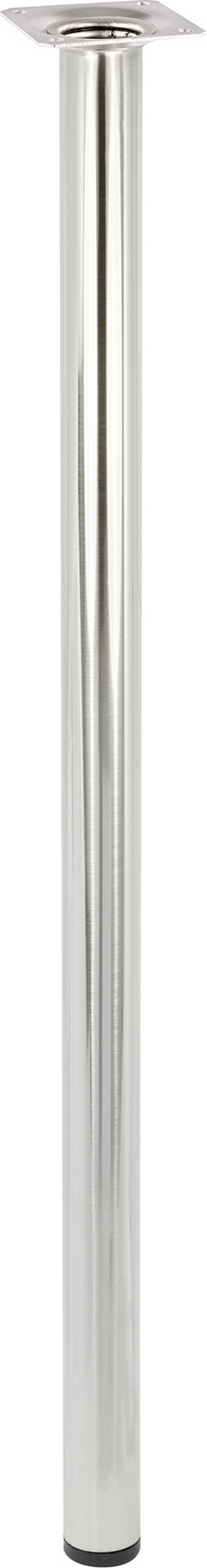 Wagner Möbelbein 'Classic ST 1160' Stahl edelstahlfarben Ø 30 x 600 mm