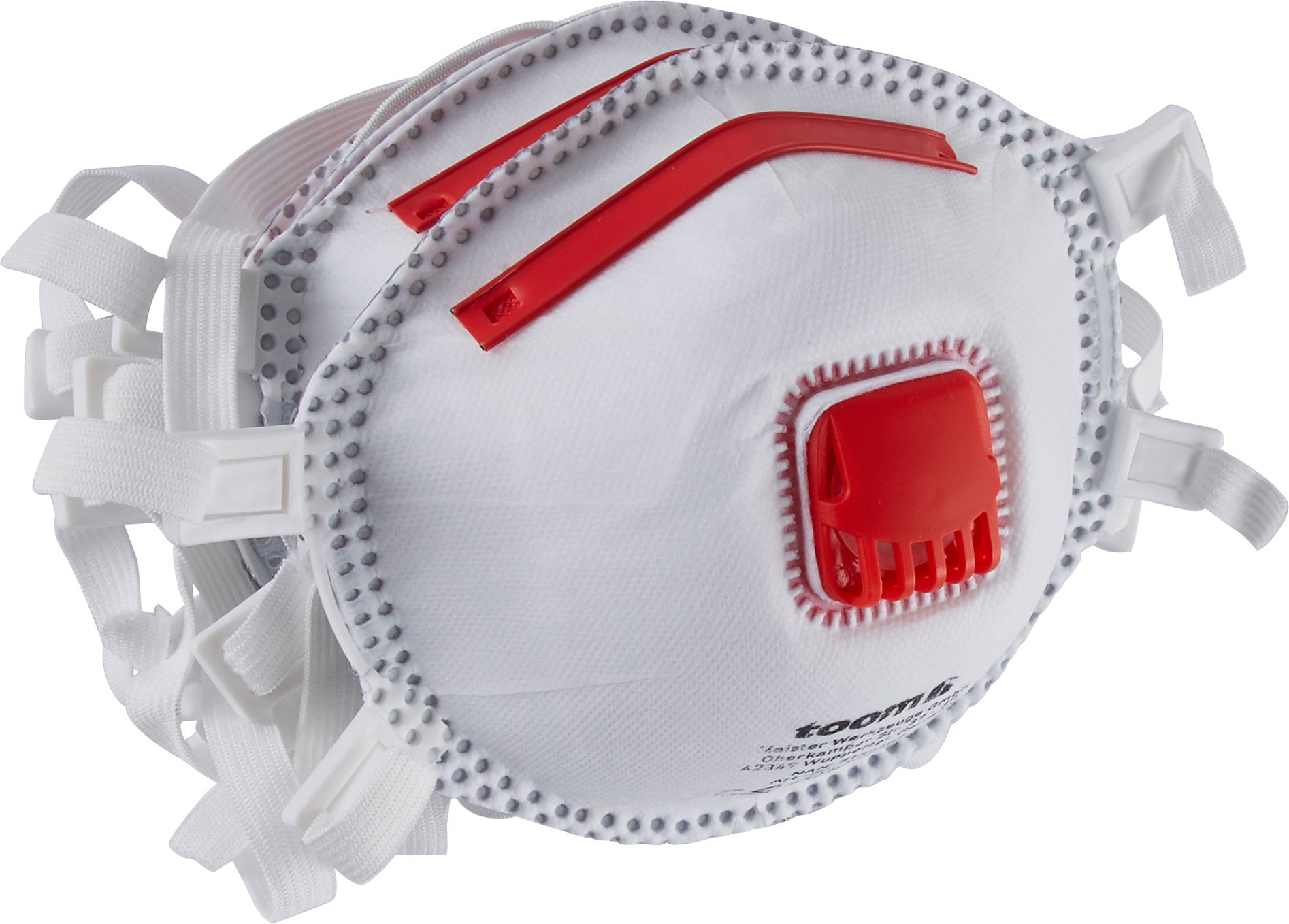 toom FFP3-Atemschutzmaske mit Ventil, 5 Stück