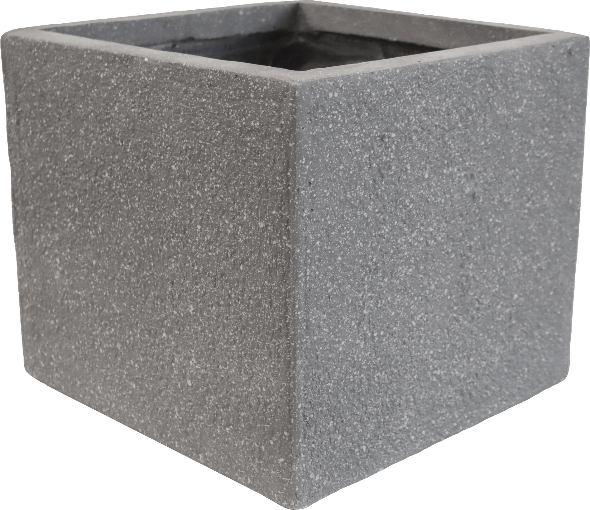 toom Pflanzwürfel 'Bosavi' Fiberglas grau 001 35x32cm