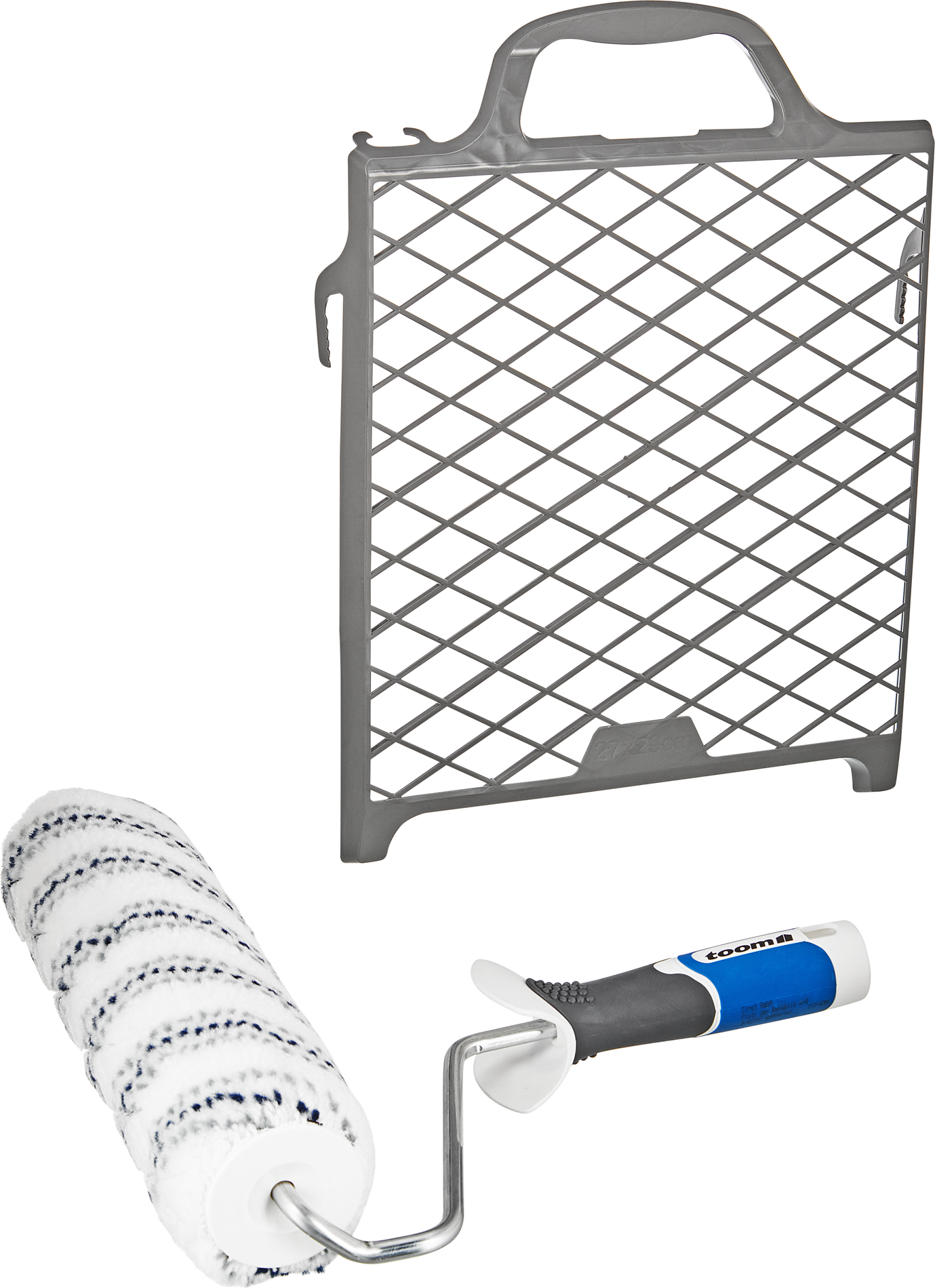 toom Malerset 'Wände streichen' rau 3-teilig mit Premium-Bügel