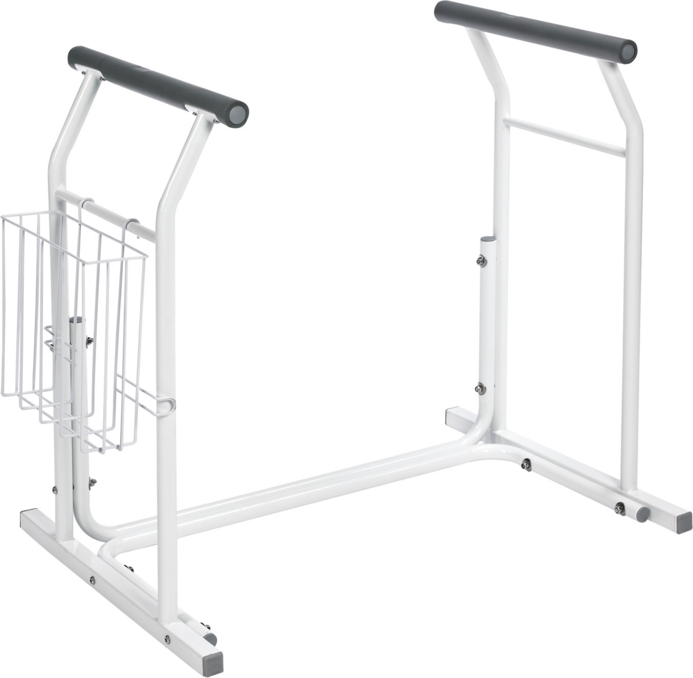 Ridder Mobile WC-Aufstehhilfe mit Ablagekorb 'Comfort' weiß, bis 100 kg