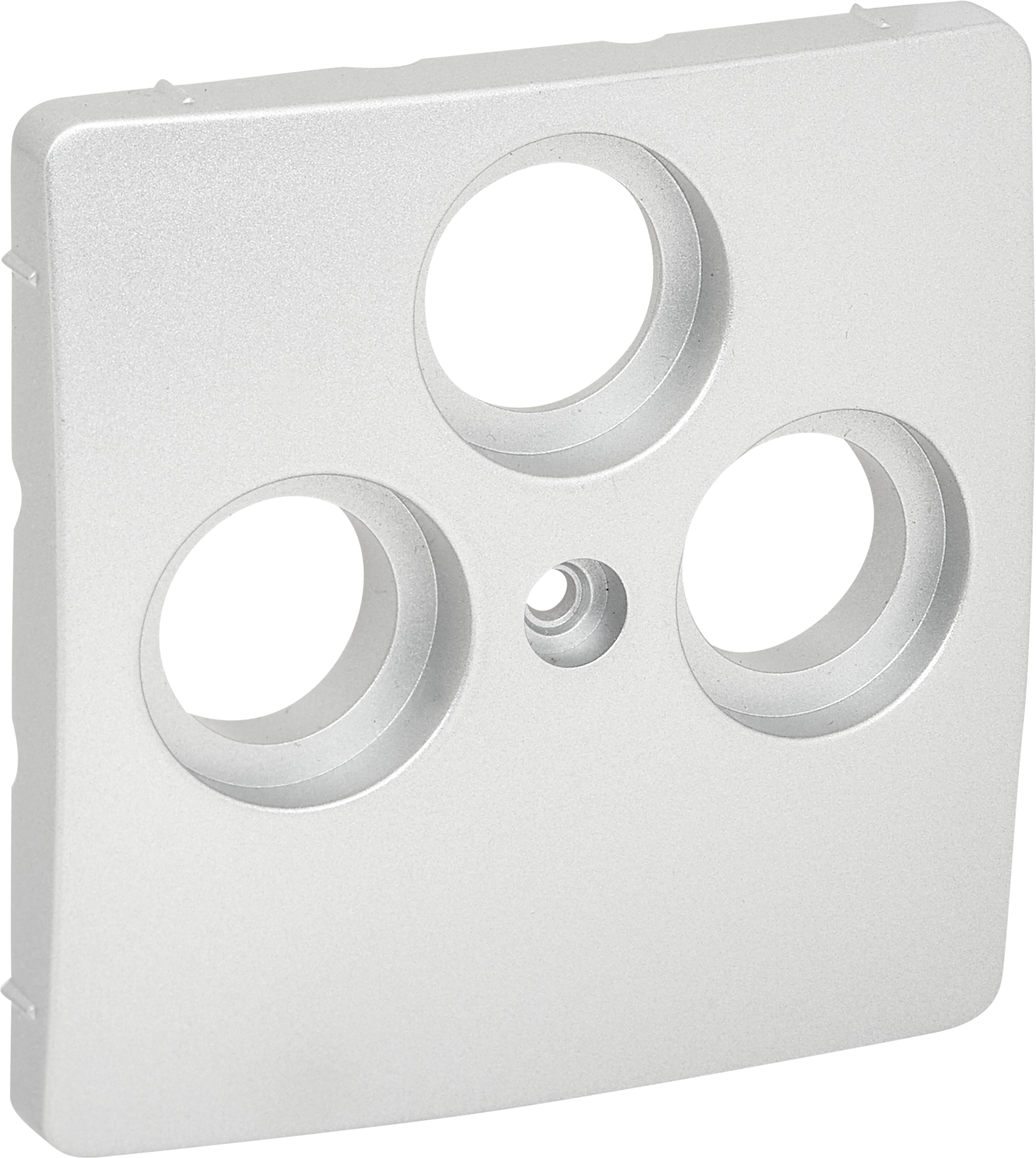 Kopp Abdeckung für Antennensteckdose 'Paris' TV/RF/SAT silbern