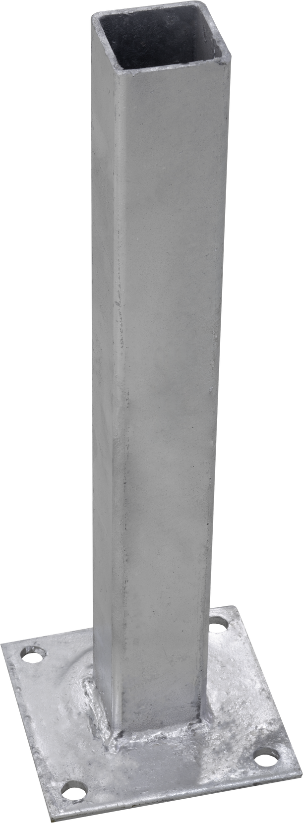 GroJa Pfostenträger 'GJ43' Stahl verzinkt für Zaun-Pfosten 13 x 13 cm