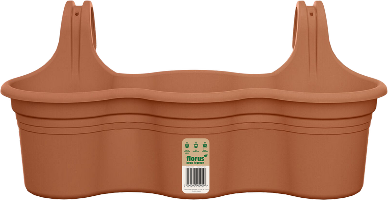 Thumbnail - Elho Balkonhänger 'Mediterran Trio' 52 x 26 x 24,3 cm beige