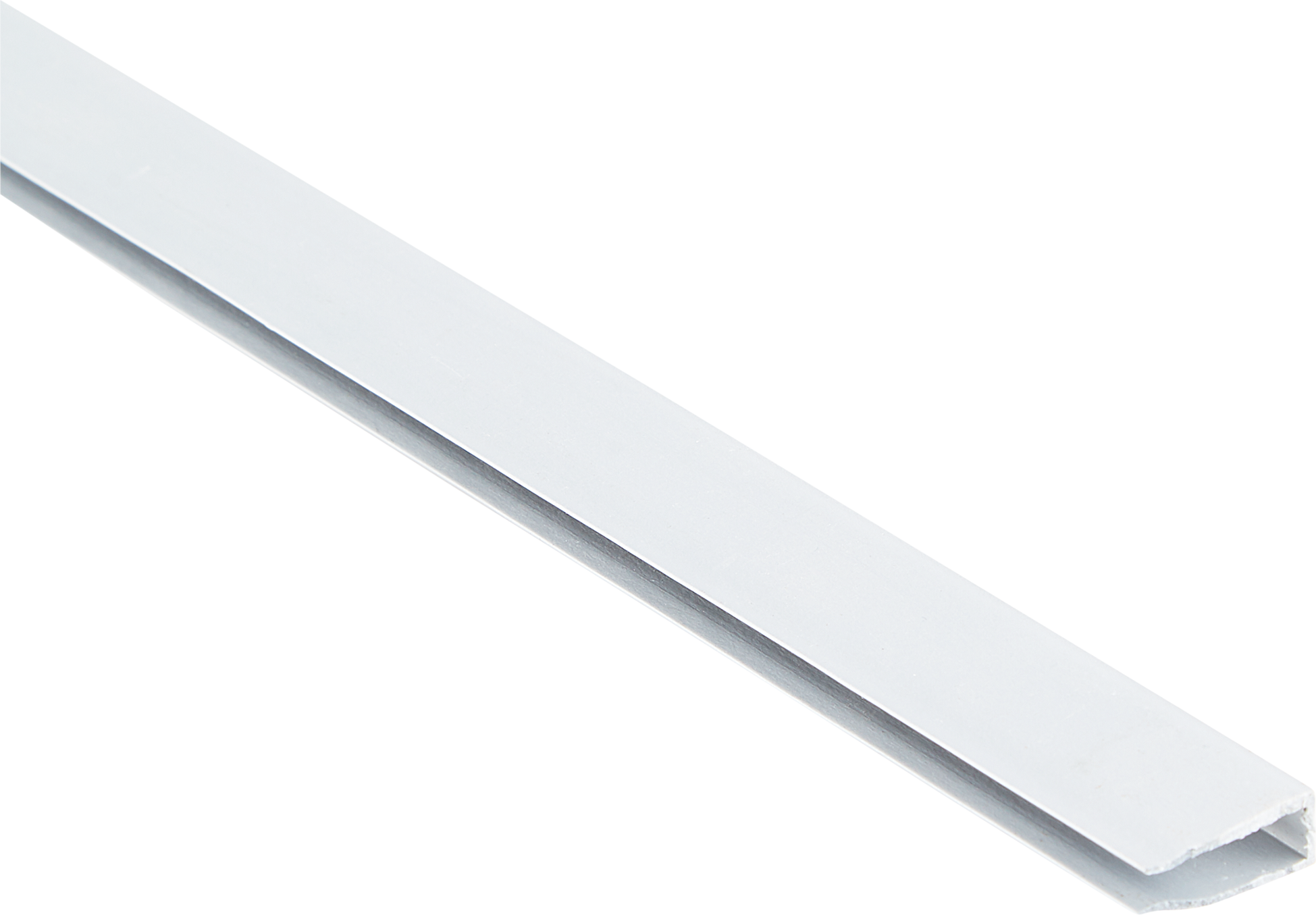 U-Profil für Sichtschutzmatte 'Rügen' eckig aluminiumfarben 150 cm