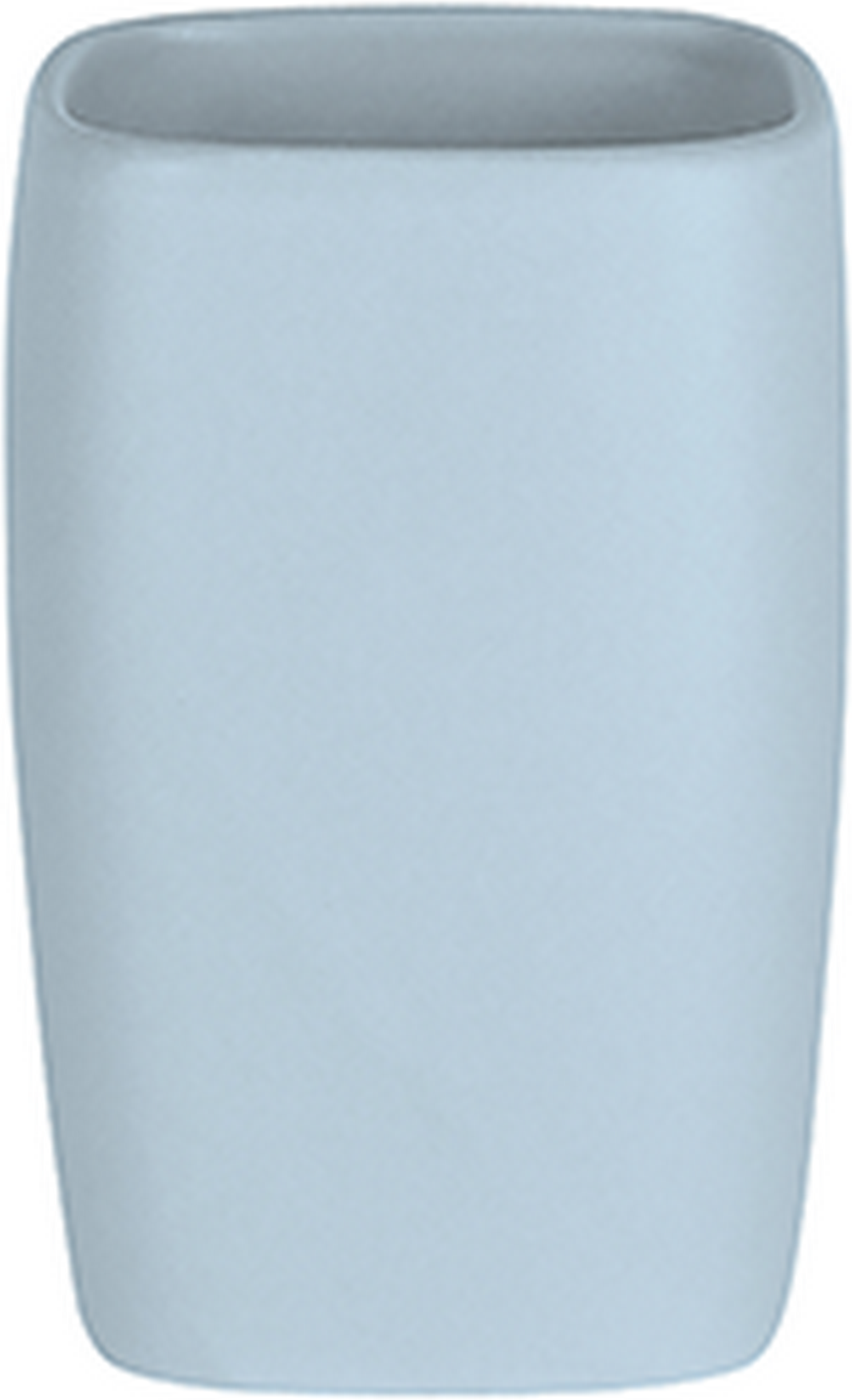 Spirella Zahnputzbecher 'Retro' Keramik pastellblau 7 x 7 x 11 cm