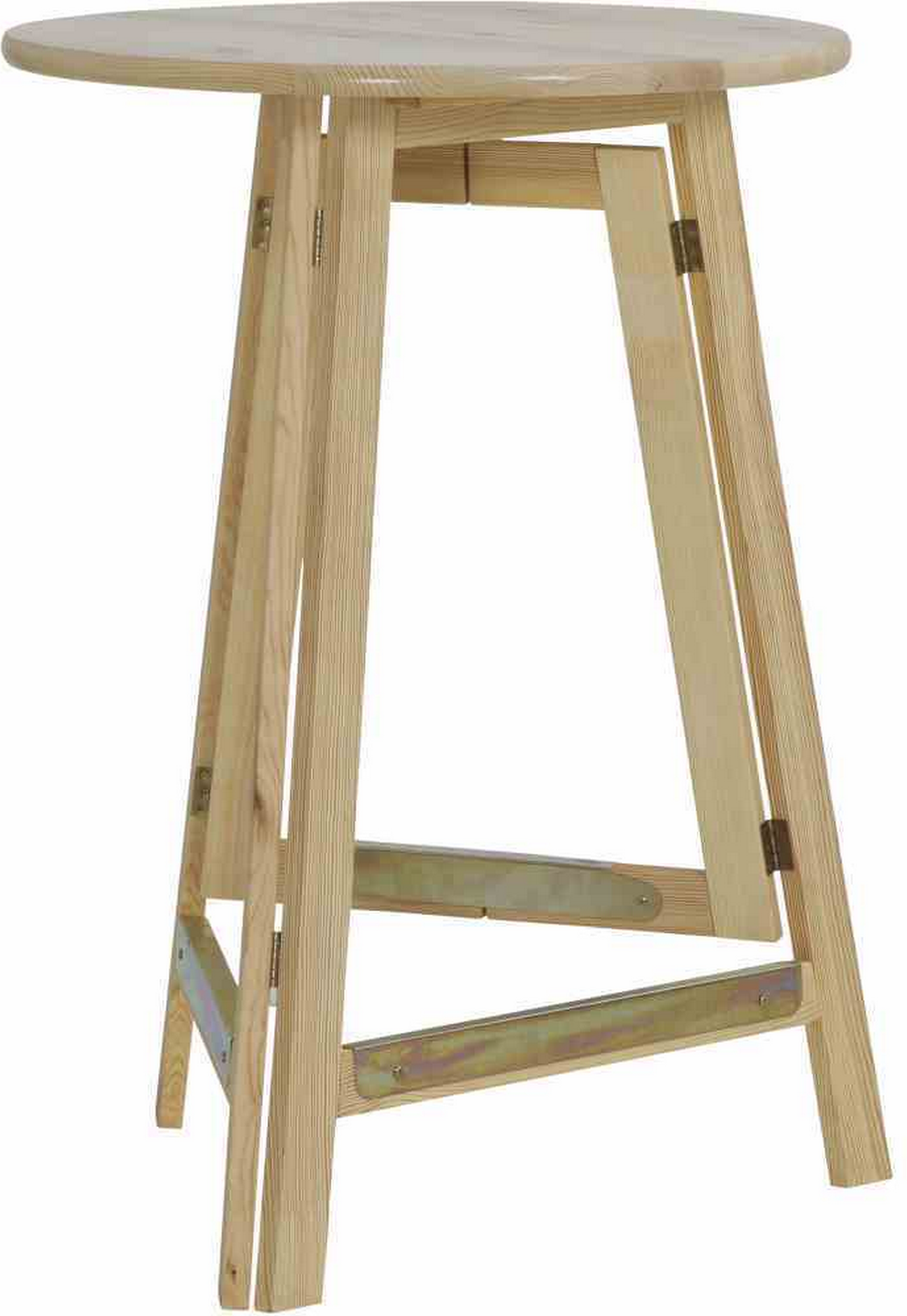 Natura Stehtisch Kiefernholz naturbelassen Ø 78 x 111 cm