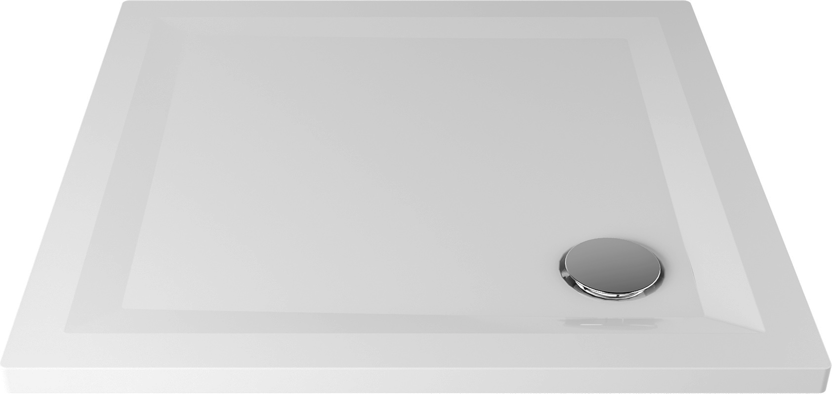 Breuer Duschwanne 'Flat Line Design' 90 x 90 cm weiß