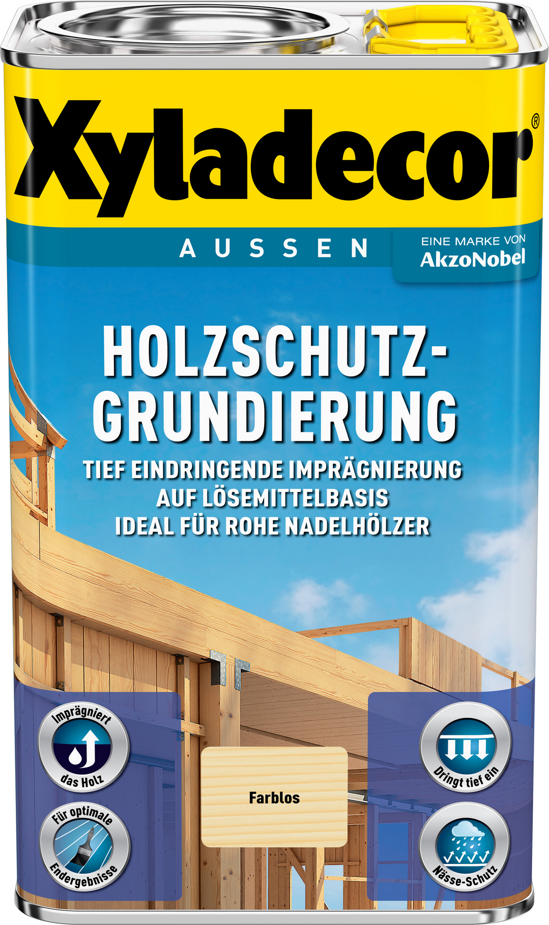 Xyladecor Holzschutzgrundierung transparent 5 l
