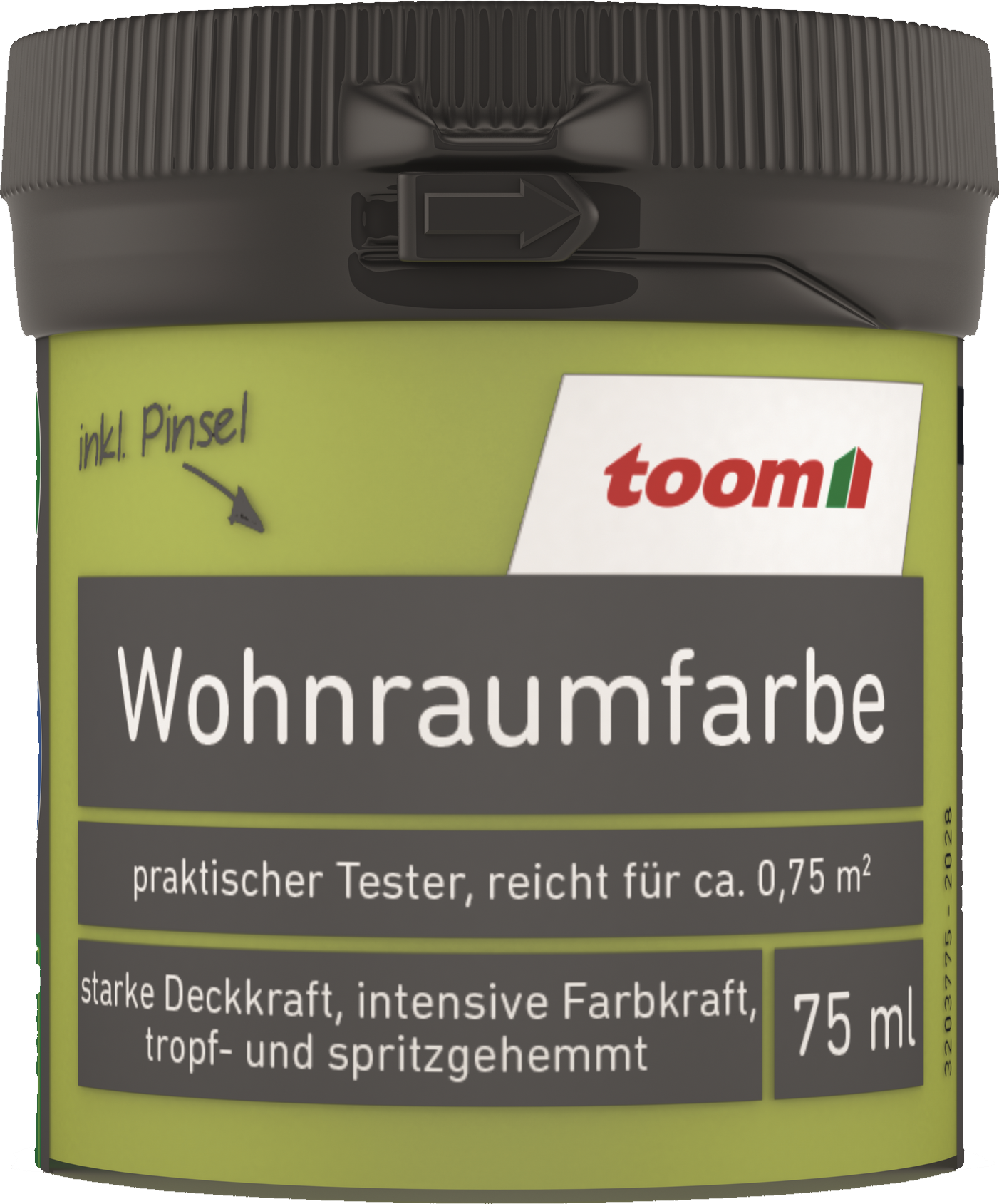toom Wohnraumfarbe limettengrün matt 75 ml