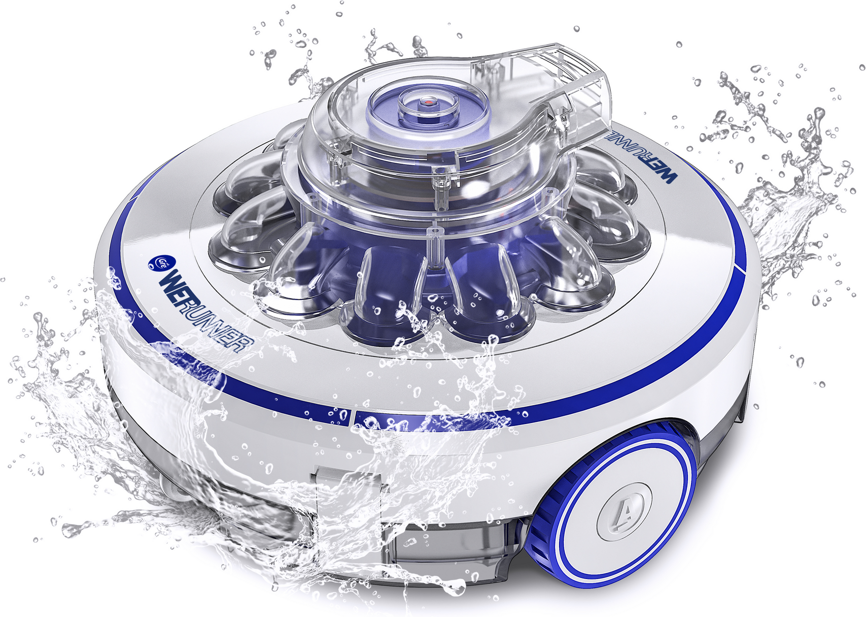 GRE Akku-Poolroboter 'RBR60' mit Akku bis 35 m²