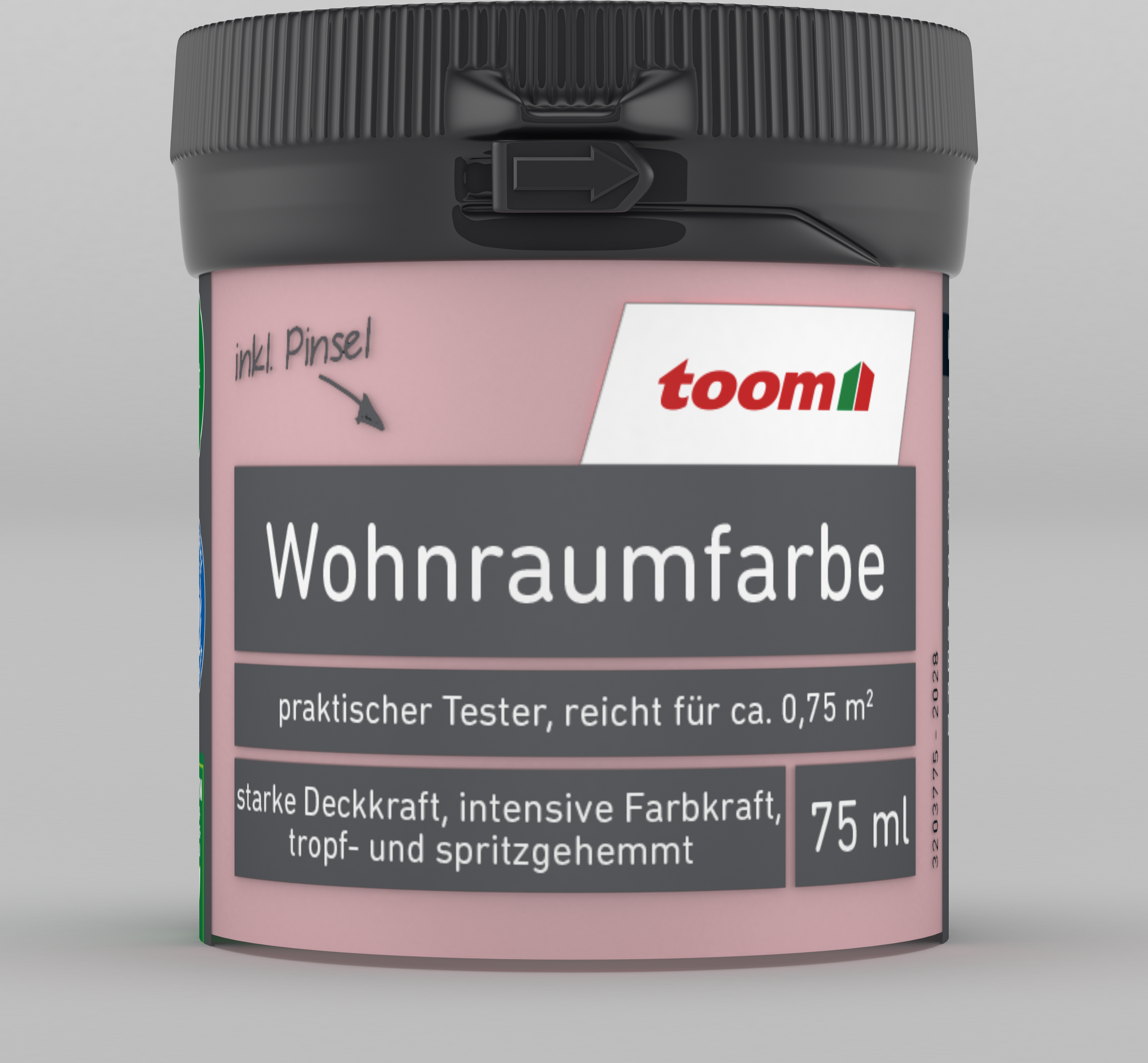 toom Wohnraumfarbe hellrosa matt 75 ml
