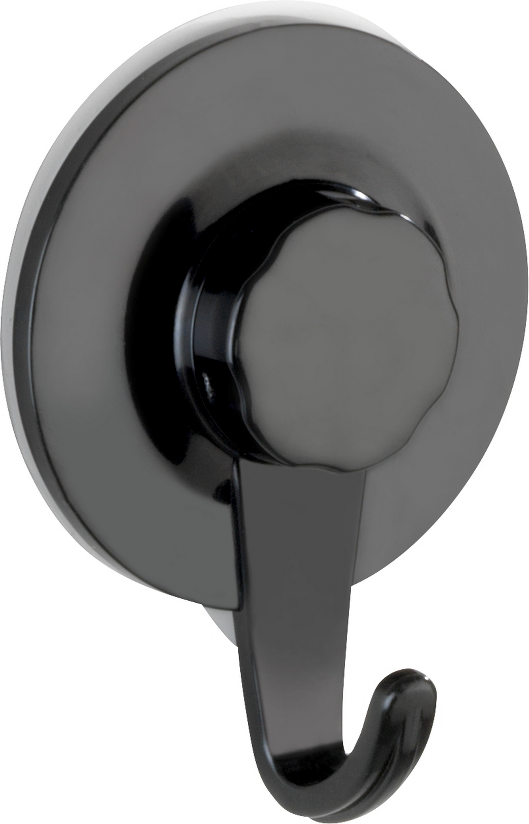 Wenko Wandhaken 'Static-Loc Plus Valenza' schwarz 6,2 x 8,5 x 2,5 cm