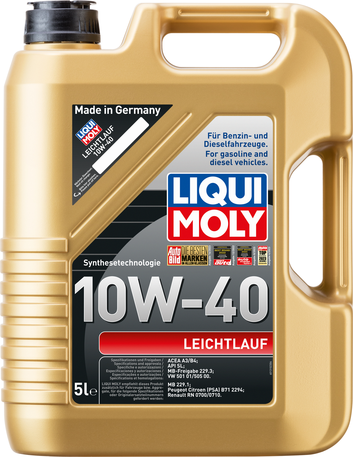 Thumbnail - Liqui Moly Leichtlauf-Motoröl '10W-40' 5 l