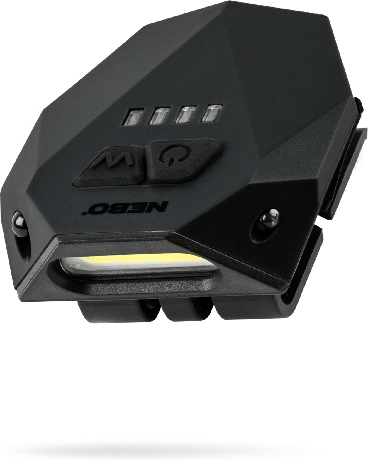 Akku-LED-Cap-Light 'Einstein' schwarz 50 lm, 3 Lichtmodi