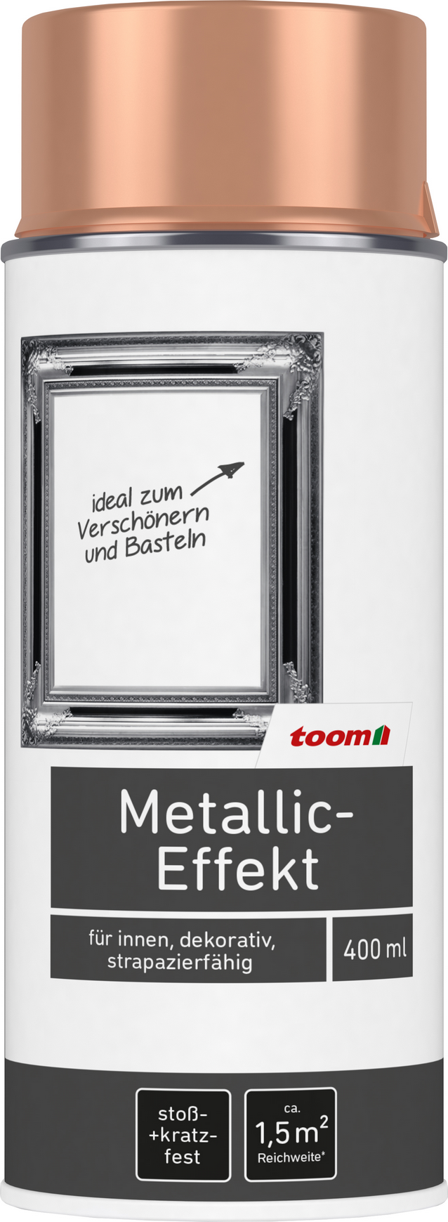 toom Metallic-Effekt-Sprühlack roségold 400 ml