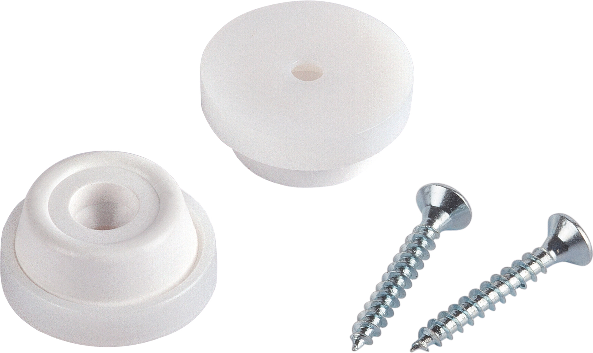 toom Kunststoffgleiter weiß Ø 2,4 cm 4 Stück