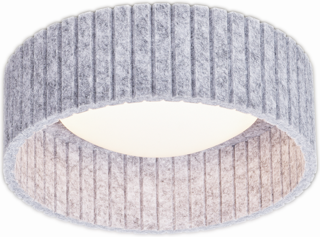 toom Deckenleuchte 'Julie' grau 19 W Ø 30 x 10 cm