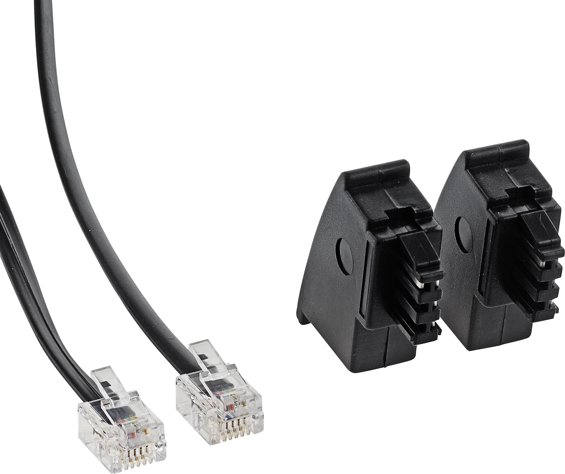 Schwaiger Telefonkabelset TAE-F/RJ11 6 m 4-tlg.