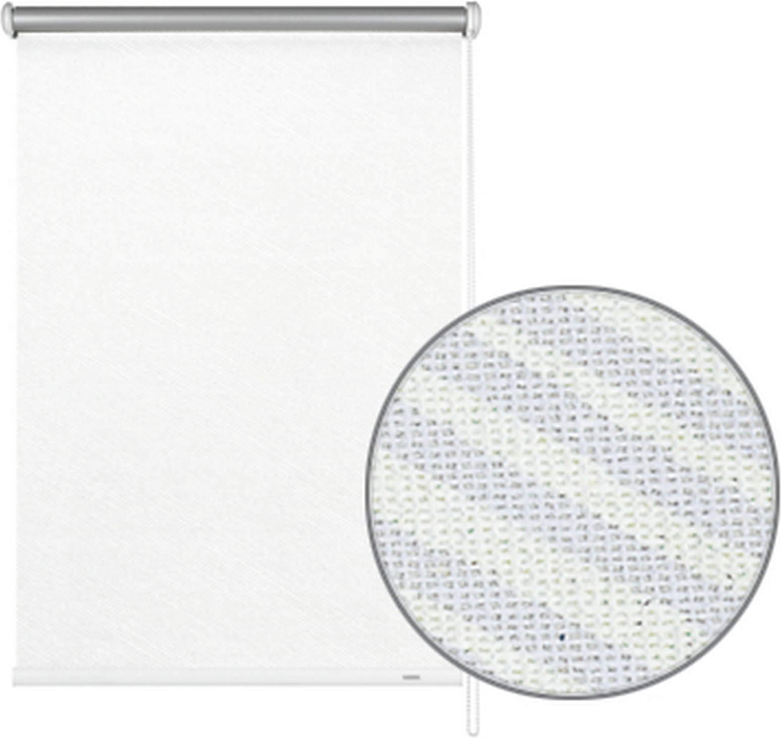 Thumbnail - Gardinia Seitenzug-Rollo 'Thermo energiesparend' Streifen weiß 202 x 180 cm