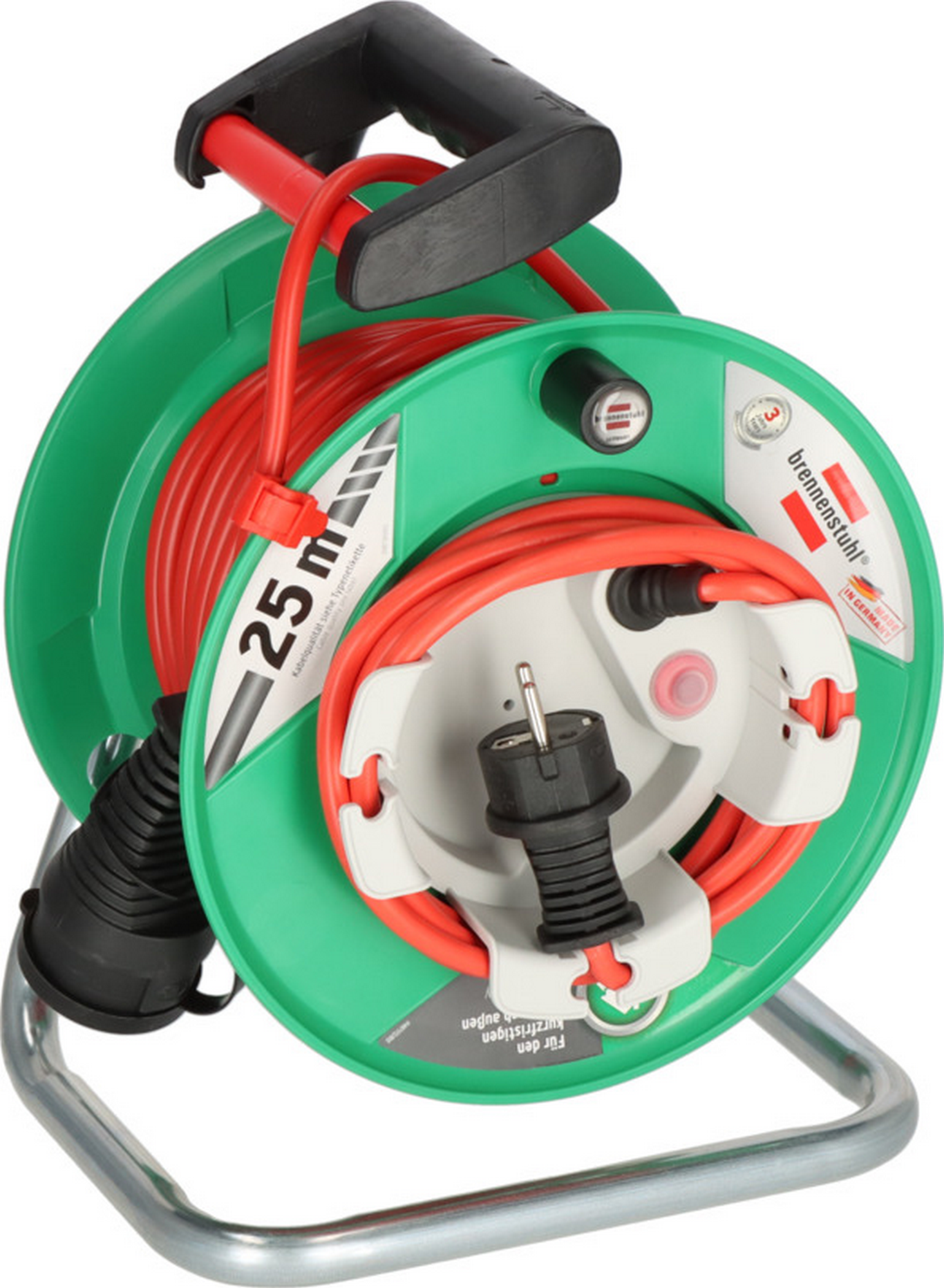 Brennenstuhl Gartenkabeltrommel H05VV-F3G1.5 grün/rot 23 + 2 m