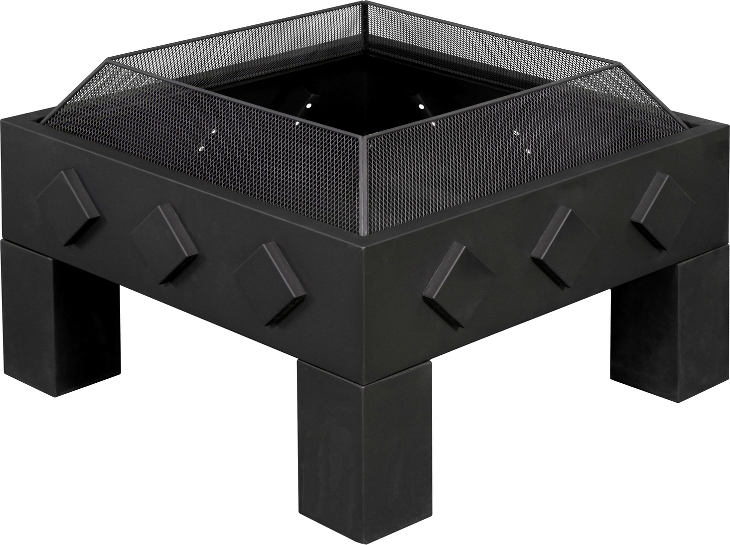 Buschbeck Feuerschale 'Kubus' 43 x 61 x 61 cm