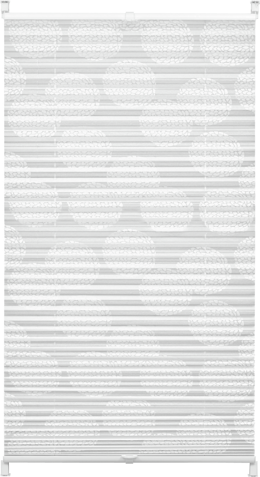 Gardinia EasyFix Plissee 'Maja' weiß 80 x 130 cm