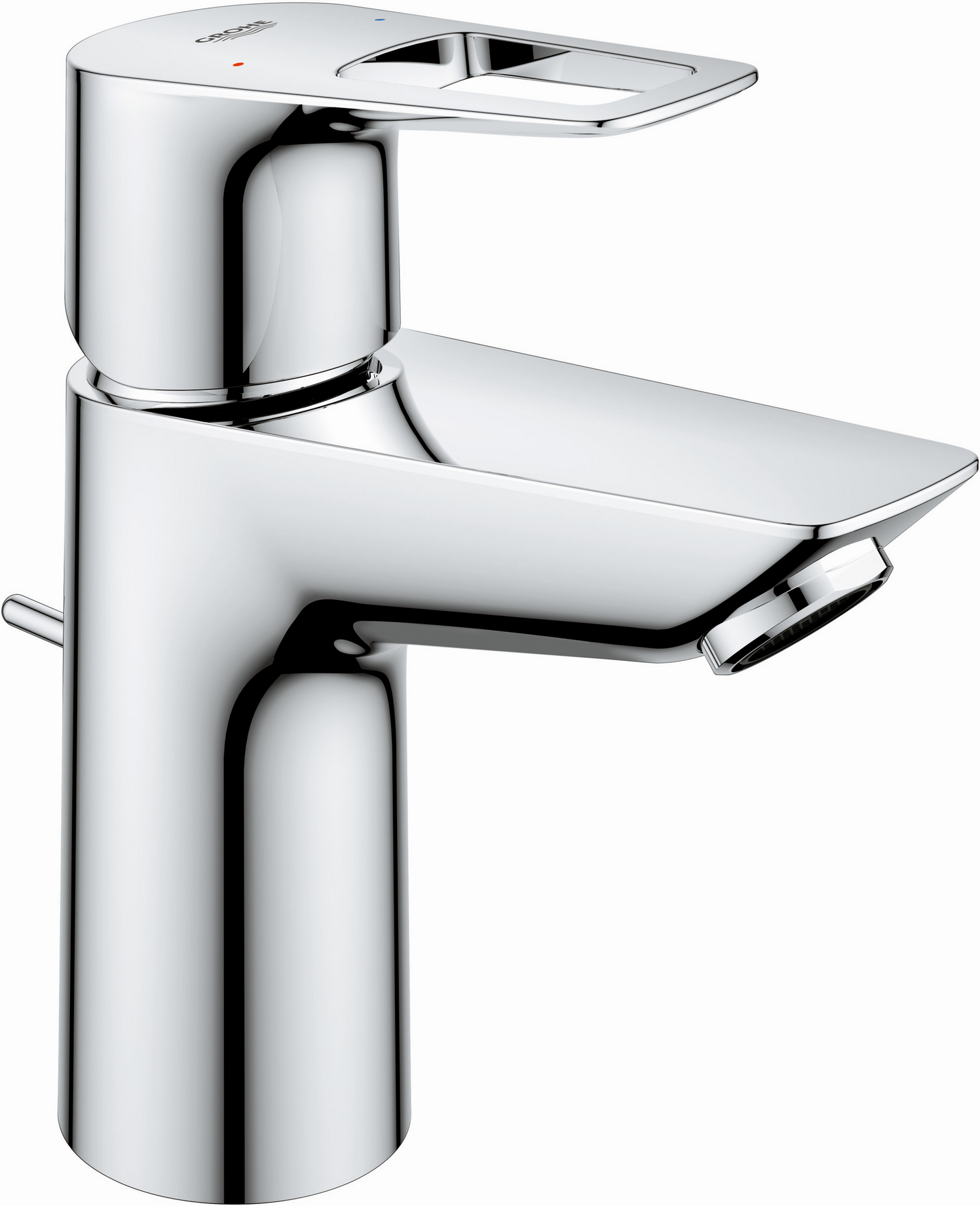 Grohe Waschtischarmatur 'Start Loop' chromfarben 17,4 x 9,3 cm