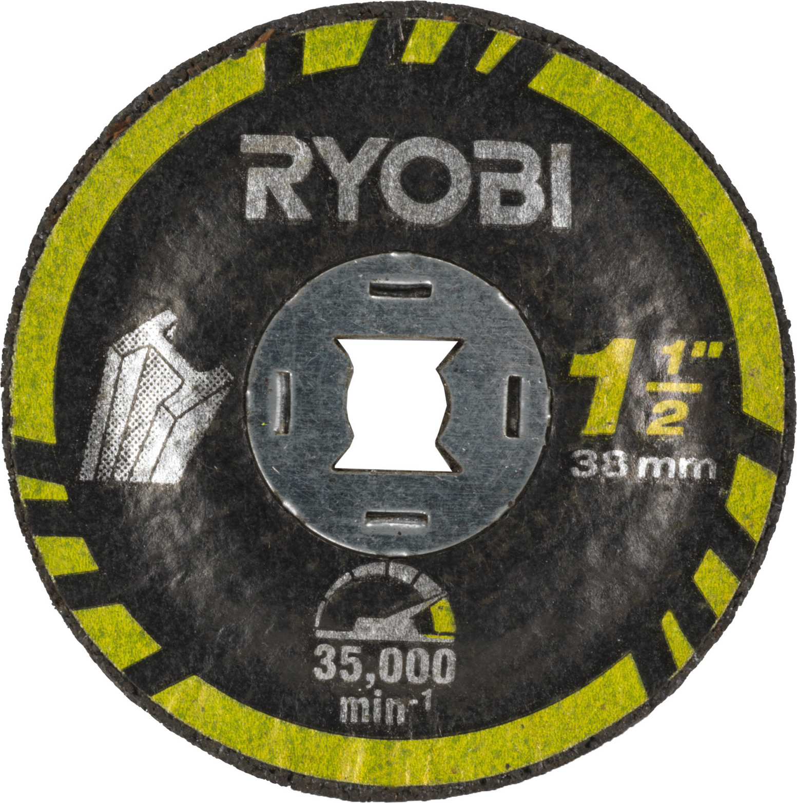 Ryobi Metall-Schleifscheiben 'Twist-Look' Ø 38 mm 2er-Set