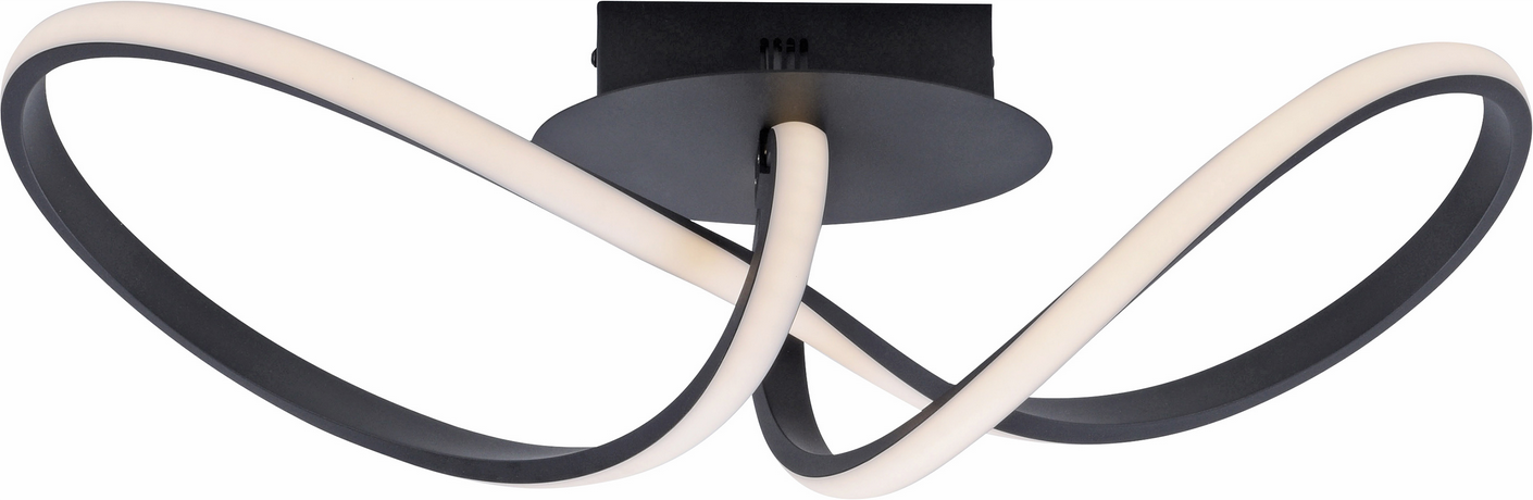 Thumbnail - Just Light LED-Deckenleuchte 'Maria' schwarz 1050 lm 24,5 x 27 x 61 cm