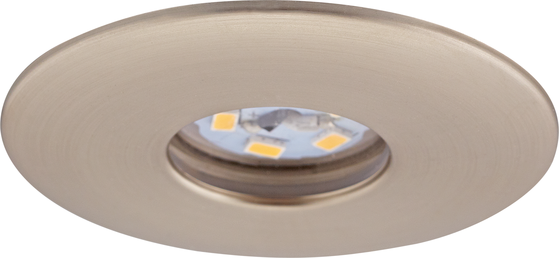 Briloner LED-Einbauleuchte 1,8 W Ø 4,5 cm nickelfarben