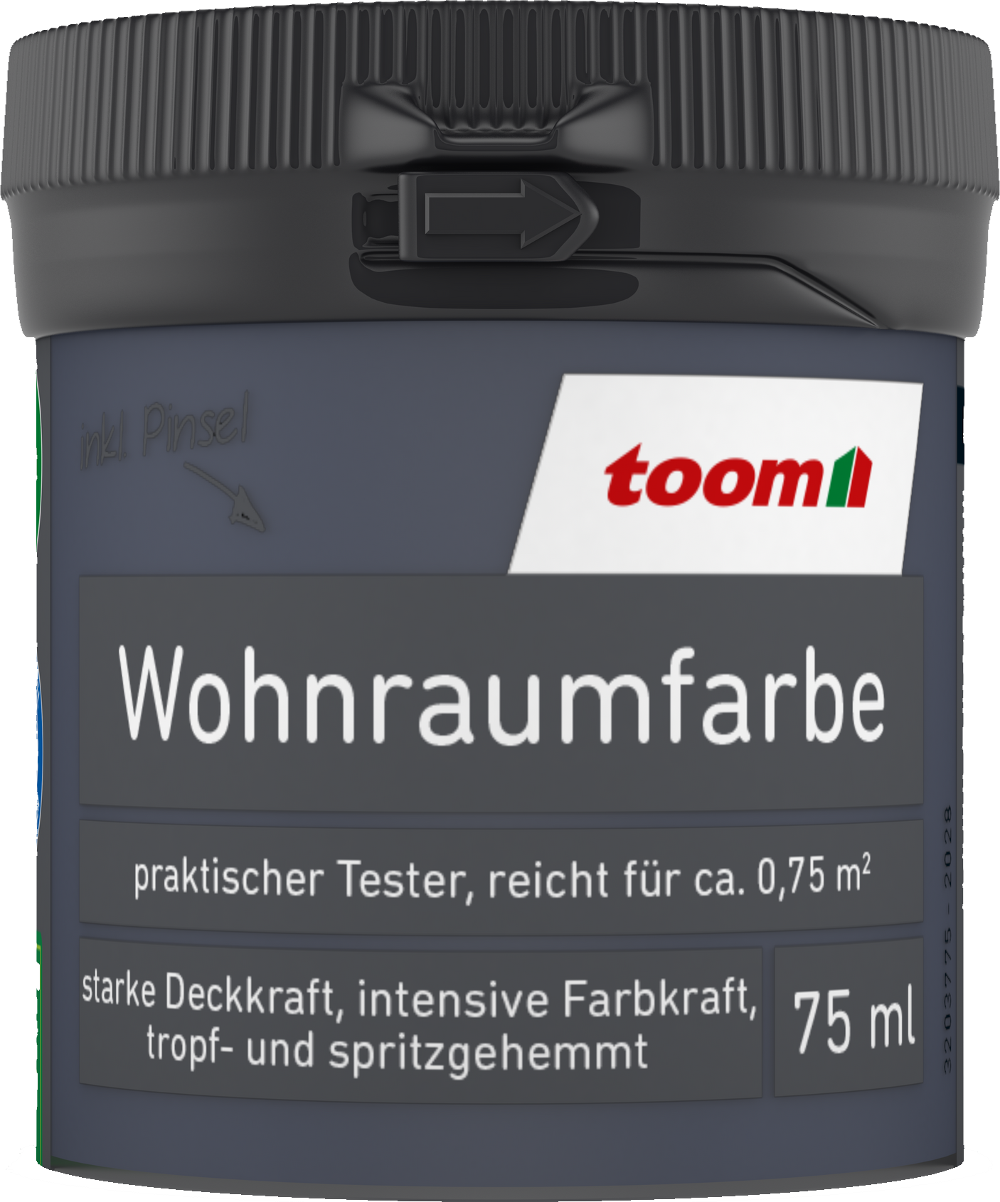 toom Wohnraumfarbe tiefblau matt 75 ml