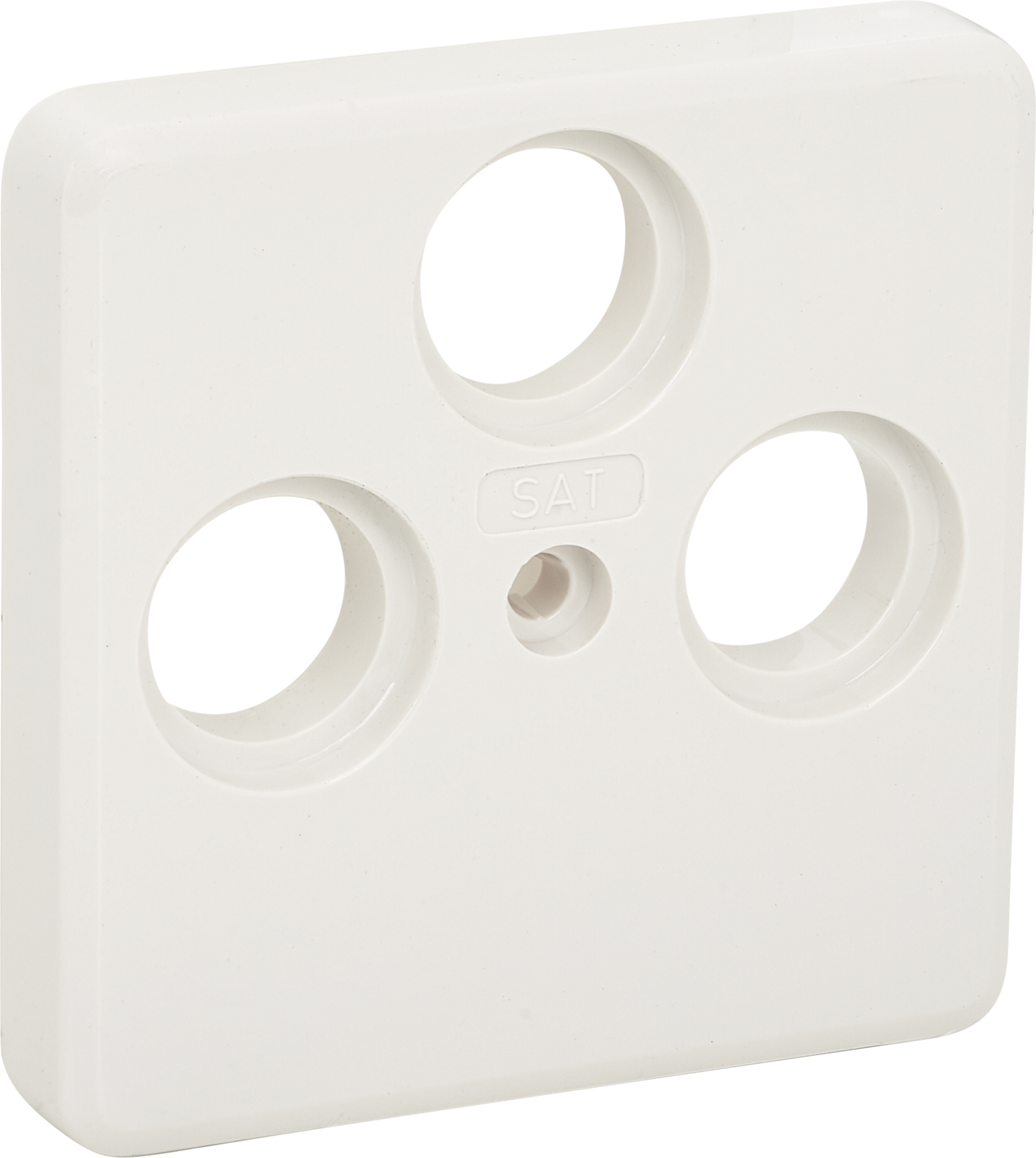 Kopp Abdeckung für Antennensteckdose 'Milano' TV/RF/SAT weiß