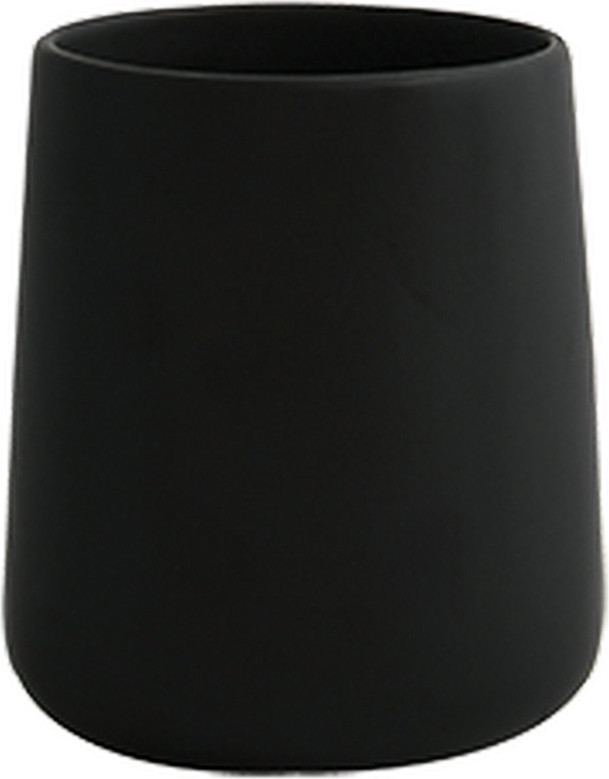 Thumbnail - Zahnputzbecher 'Maonie' Keramik schwarz Ø 8,5 x 10 cm