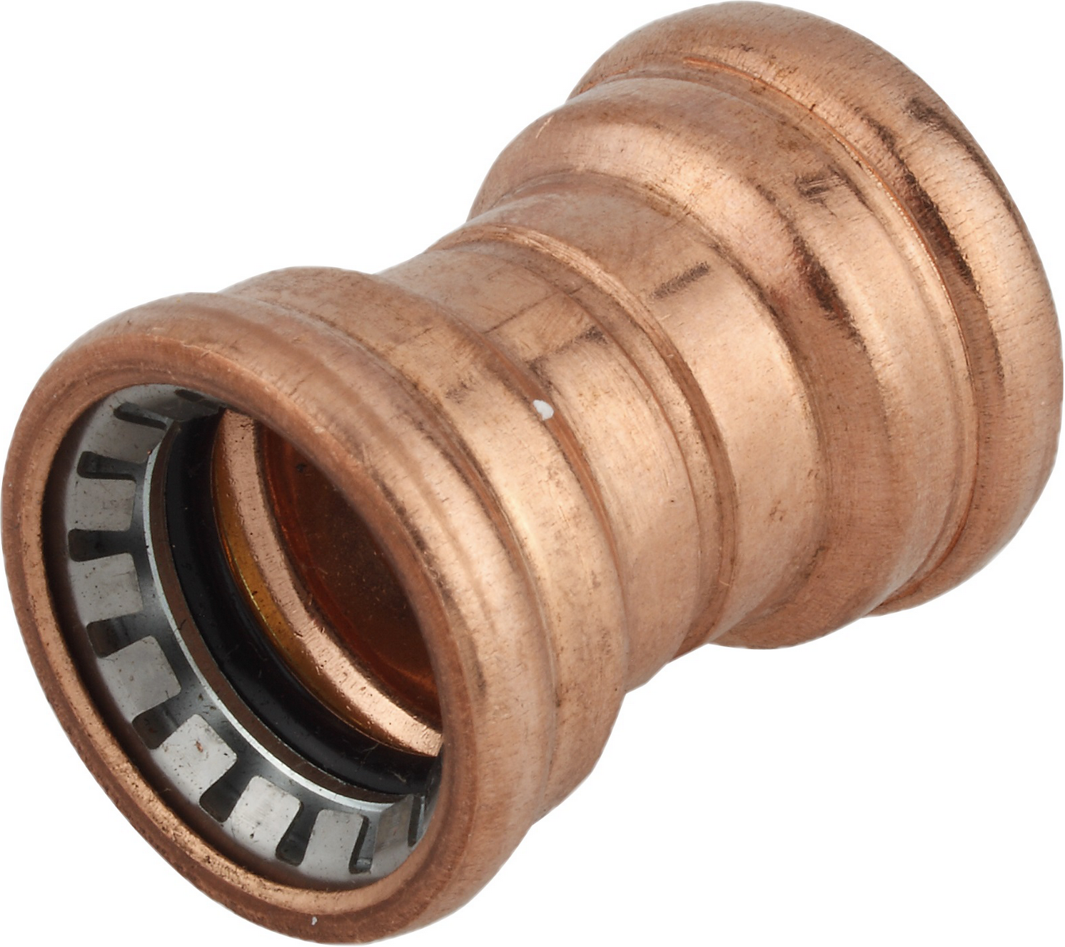 Thumbnail - Kirchhoff Doppelmuffe Kupfer blank Ø 18 mm, 2 Muffen