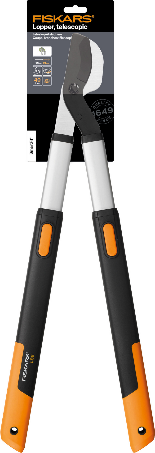 Fiskars Teleskop-Astschere Bypass L86 'SmartFit' L86'