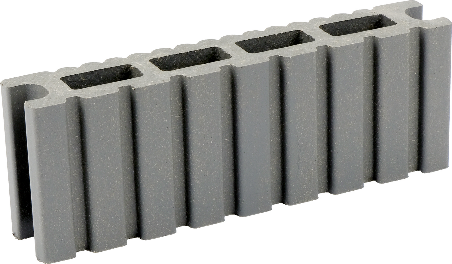 Kovalex Muster zur Terrassendiele 'Exklusiv' grau matt 100 x 145 x 26 mm