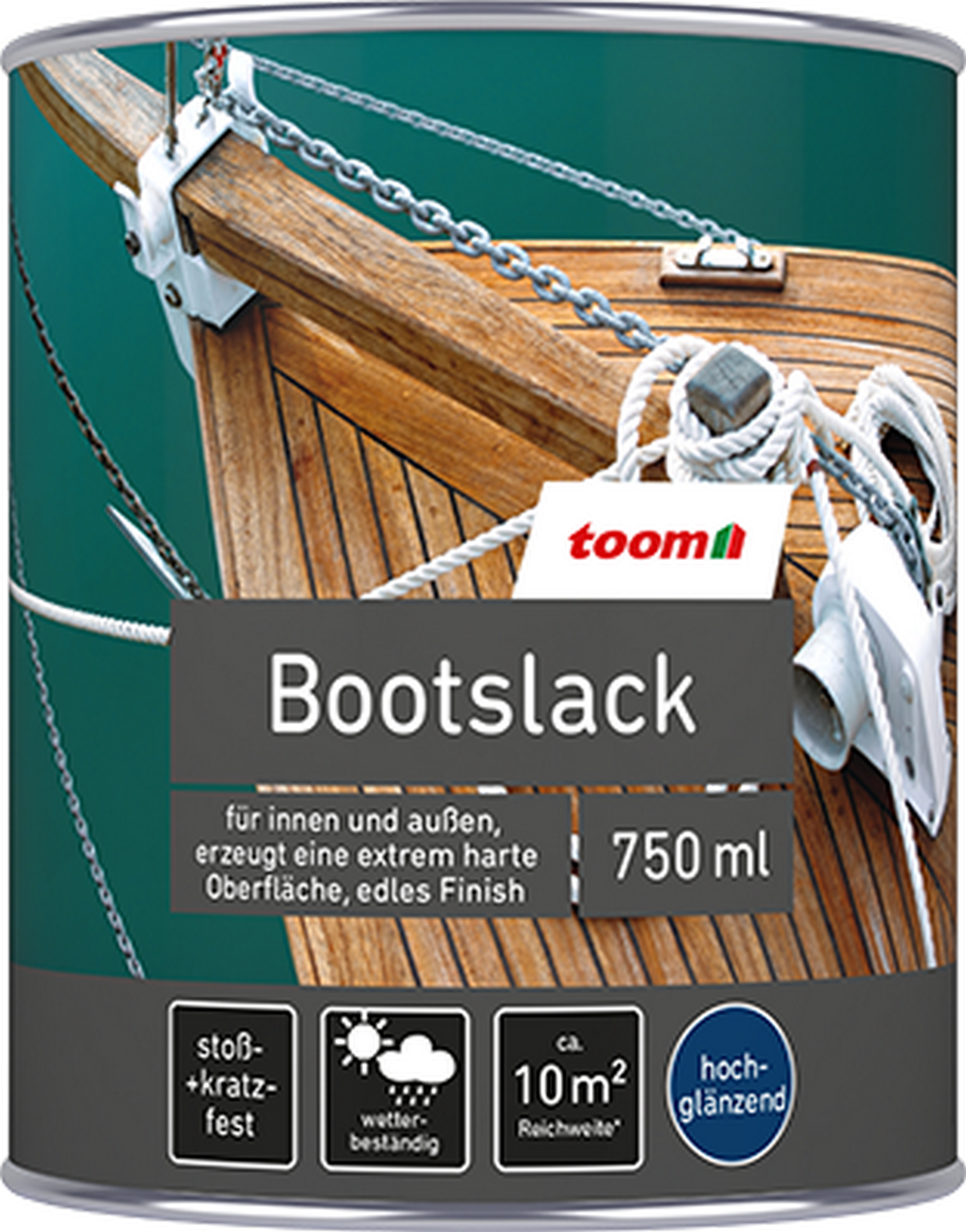 toom Bootslack transparent glänzend 750 ml
