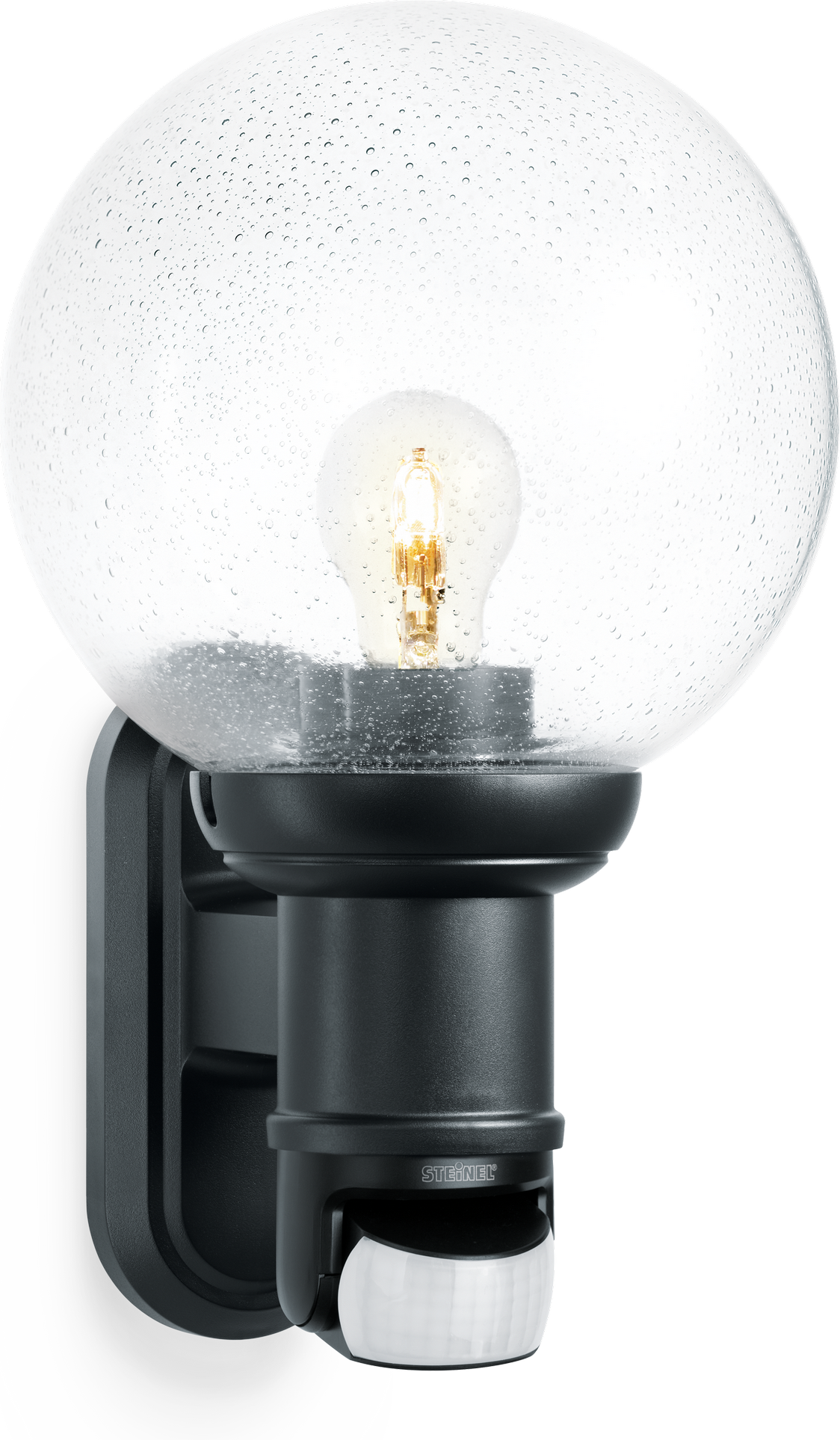 Steinel Wandleuchte 'L 560 S' schwarz mit Bewegungsmelder