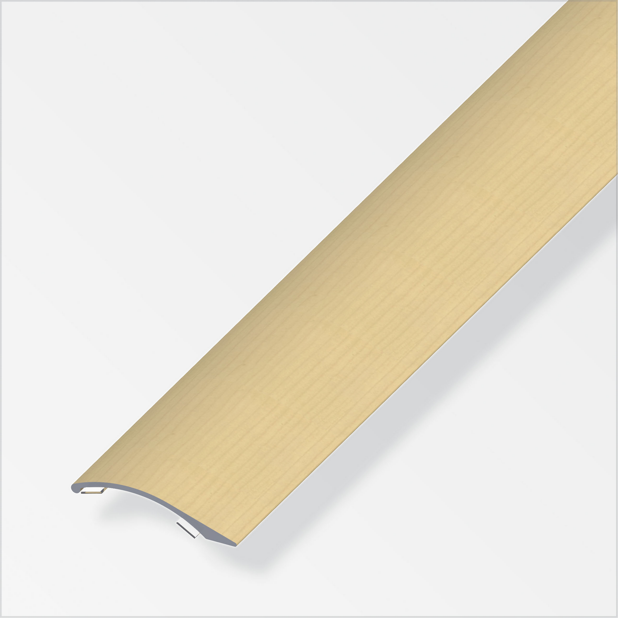 alfer Ausgleichsprofil Aluminium ahornfarben 38,5 x 5 mm