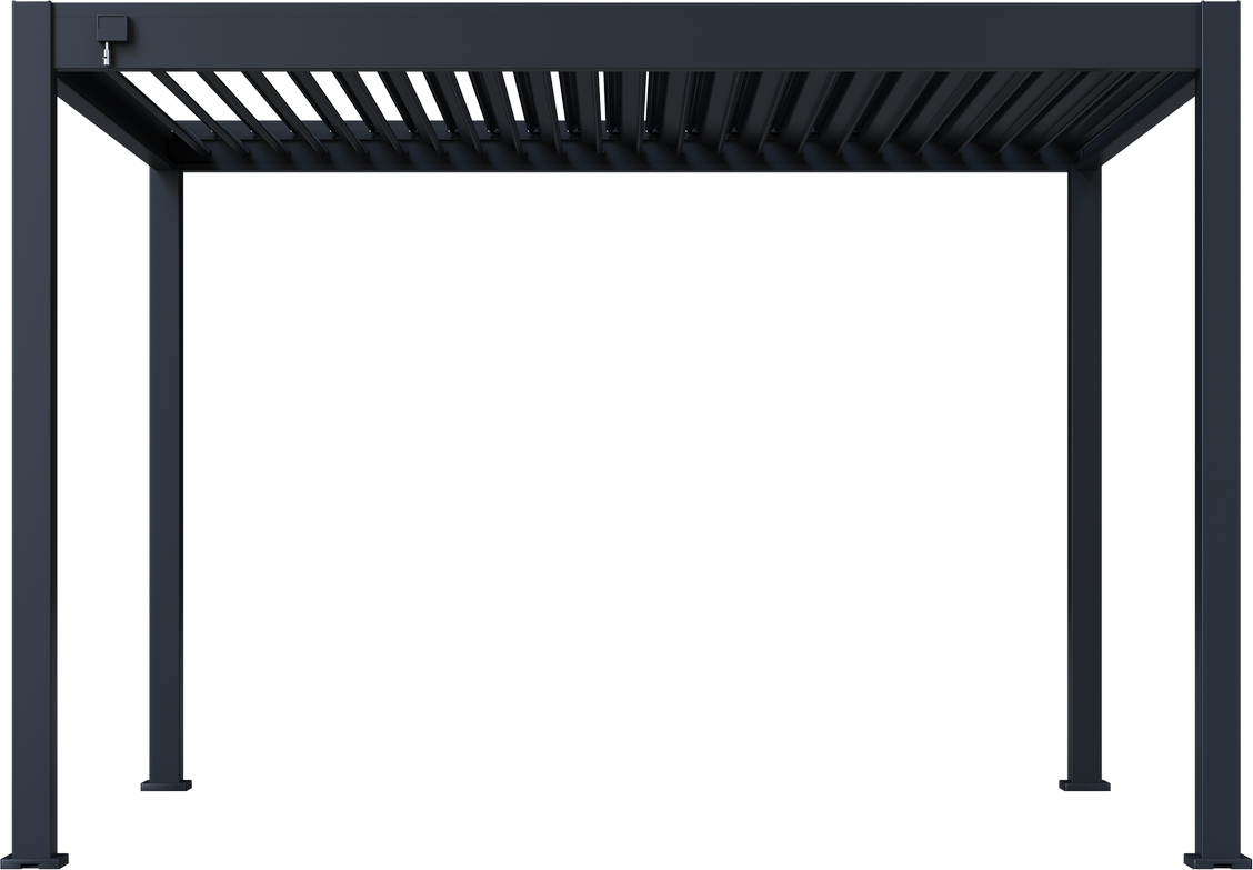 Paragon-Outdoor Pergola 'Grand Tuscan 1012' Aluminium anthrazit 310 x 370 x 256 cm
