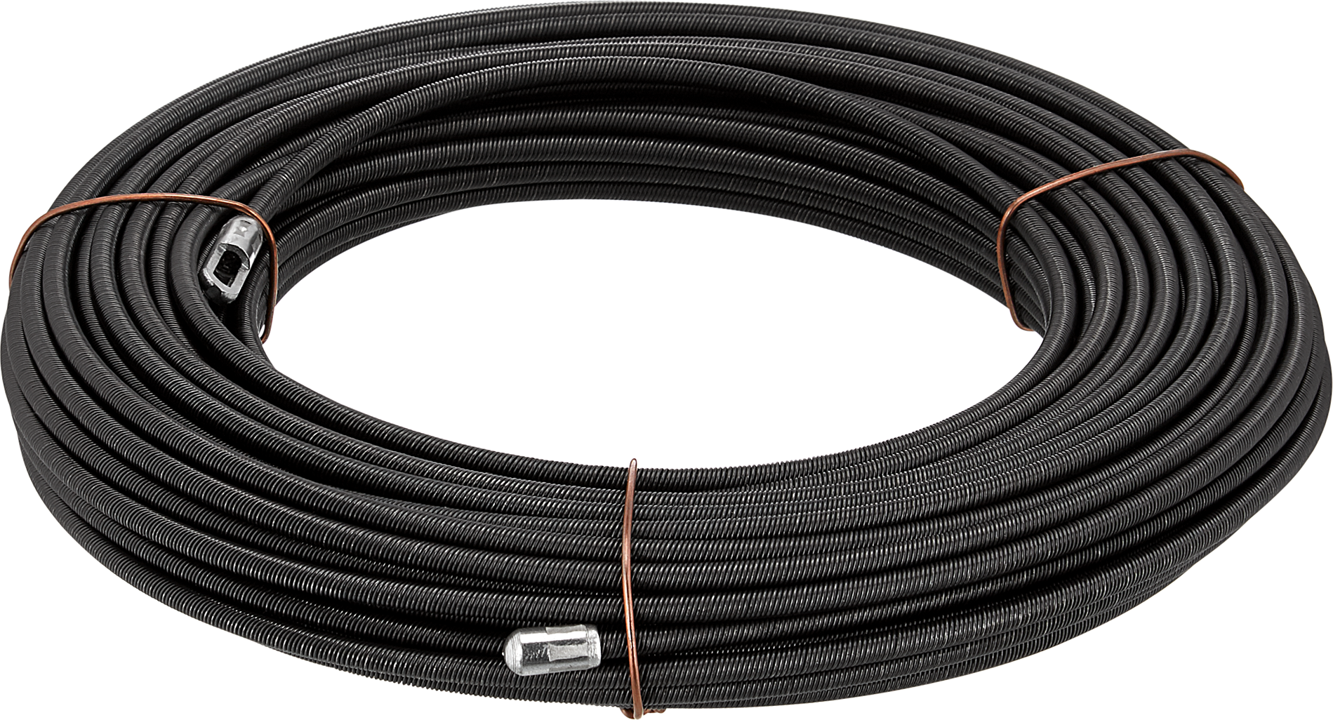 Kopp Profi-Einziehspirale Metall schwarz 20 m