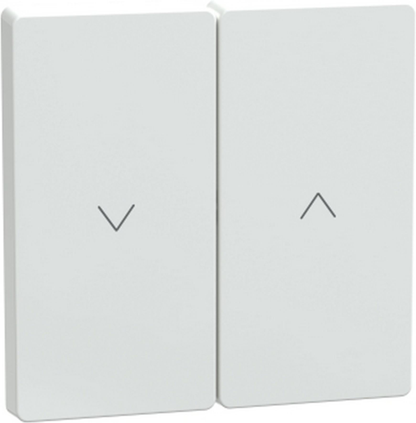 Merten Wippe 'System Design' für Jalousieschalter lotosweiß glänzend 7,1 x 7,1 cm