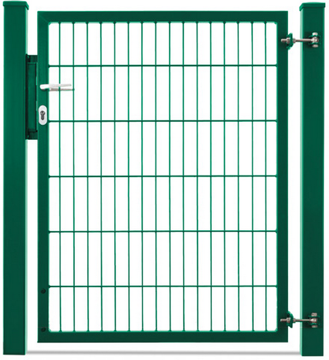 deutsche zauntechnik Flügeltor 'Vario Compact' moosgrün 100 x 120 cm