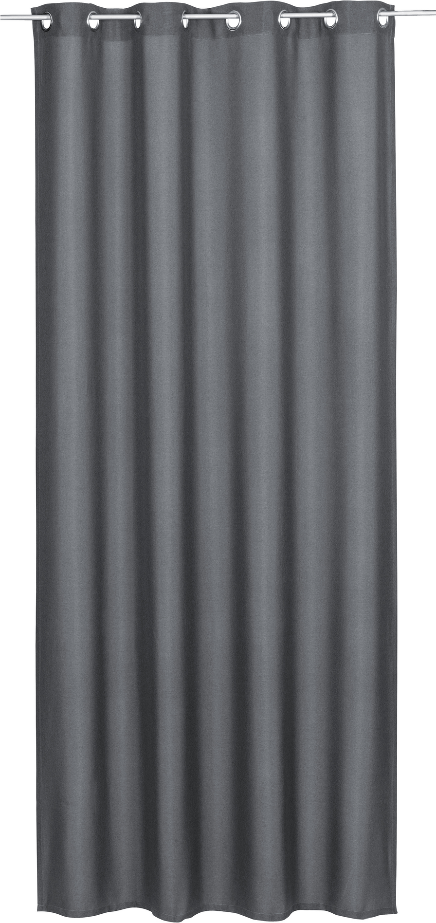 Thumbnail - Elbersdrucke Ösenschal 'Lino' grau 140 x 255 cm